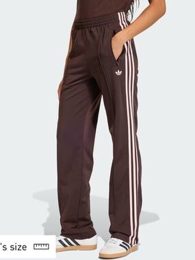 adidas Women’s Firebird Classic Track Pants in Aurora Coffee and Sandy Pink NWOT